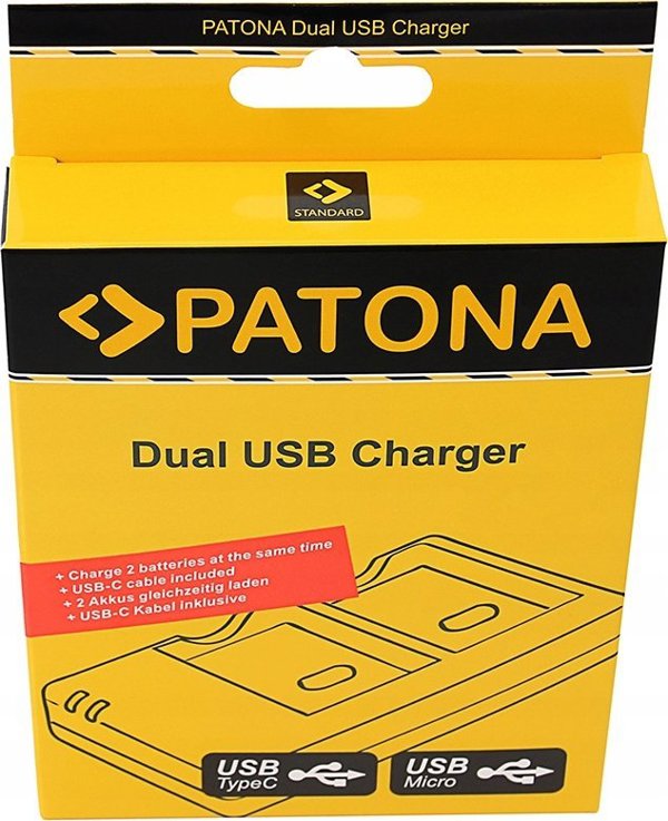 Φορτιστής φωτογραφικής μηχανής Patona PATONA Dual Quick Nikon EN-EL14 USB
