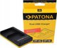 Φορτιστής φωτογραφικής μηχανής Patona PATONA Dual Quick Canon LP-E6 USB