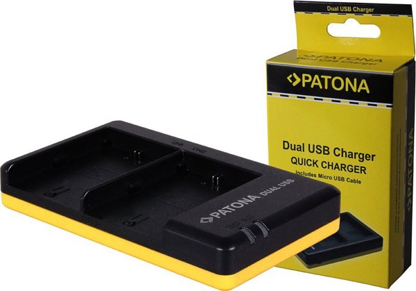 Φορτιστής φωτογραφικής μηχανής Patona PATONA Dual Quick Canon LP-E6 USB