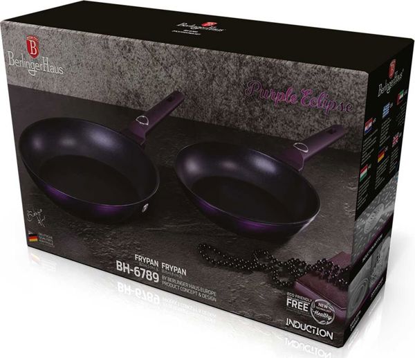 Σετ τηγανιών Berlinger Haus Purple eclipse collection Τιτάνιο 2τμχ.