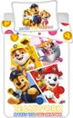 Σετ κλινοσκεπασμάτων Paw Patrol, 135x100, 2 τεμαχίων