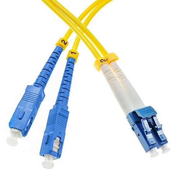Καλώδιο Patchcord SM SC/UPC-LC/UPC duplex 1m 9/125 3.0mm G652D