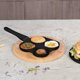 ΤΗΓΑΝΙ ΤΙΤΑΝΙΟΥ 26cm ΓΙΑ ΜΠΙΦΤΕΚΙΑ ΑΥΓΑ Berlinger Haus BH-7797 BLACK ROSE