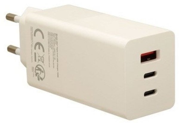 Φορτιστής PATONA Premium GaN PD100W 2xUSB-C 1xUSB-A PD3.0 QC3.0 χρώμα λευκό