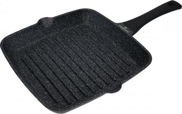 Zwieger Γκριλιέρα 28cm από Χυτό Αλουμίνιο με Επίστρωση Γρανίτη Greblon C3, Μαύρη