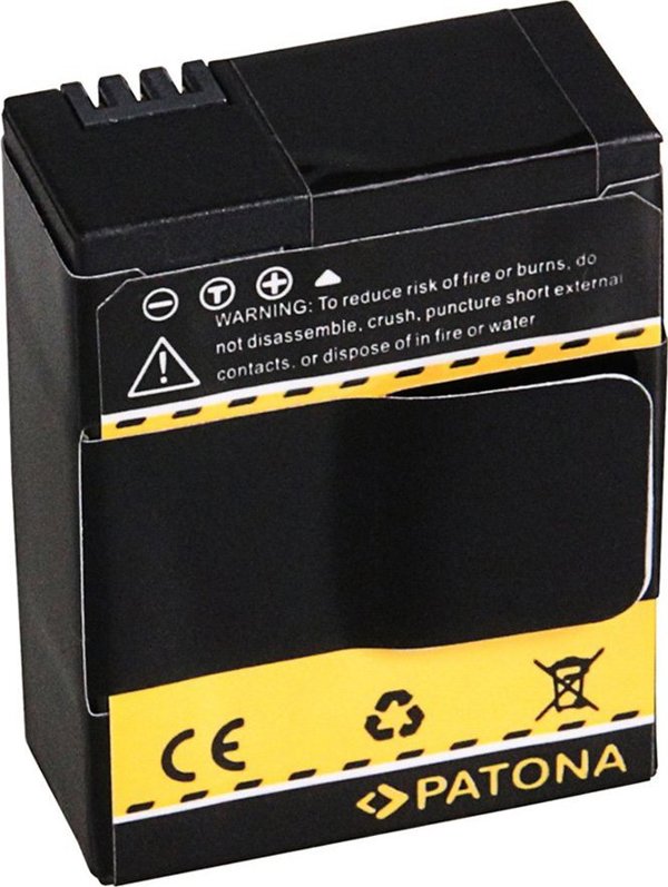 Patona Patona GoPro HD Hero 3 φωτογραφικές μπαταρίες 1050mAh 3,7V Li-Ion