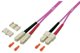 Techly Καλώδιο Οπτικών Ινών OM4 50/125 MM SC-SC Duplex 1m
