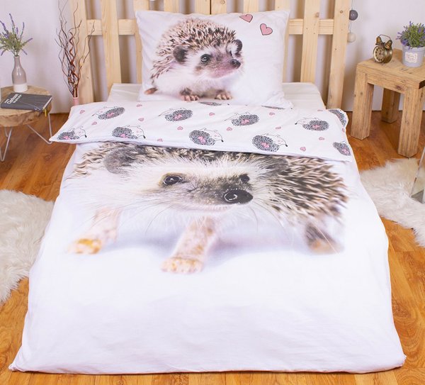Σετ κλινοσκεπασμάτων Hedgehog 140x200, 2 τεμαχίων