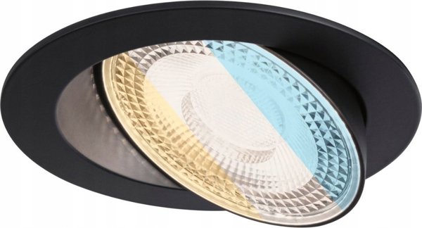Φωτιστικό Paulmann ANMUS LED DIM 5W 700lm 105mm 2700K-6500K IP20 230V μαύρο / αλουμίνιο