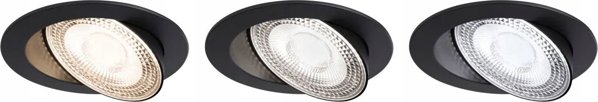 Φωτιστικό Paulmann ANMUS LED DIM 5W 700lm 105mm 2700K-6500K IP20 230V μαύρο / αλουμίνιο