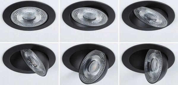 Φωτιστικό Paulmann ANMUS LED DIM 5W 700lm 105mm 2700K-6500K IP20 230V μαύρο / αλουμίνιο