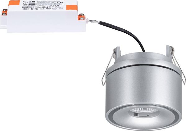 Paulmann Ενσωματωμένο φωτιστικό LED Spircle χρώμιο τ 8,0W 3000K 36 μοίρες.