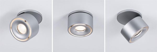 Paulmann Ενσωματωμένο φωτιστικό LED Spircle χρώμιο τ 8,0W 3000K 36 μοίρες.