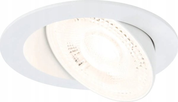 Φωτιστικό ενσωματωμένο Paulmann ANMUS LED DIM 5W 700lm 105mm 2700K-6500K IP20 230V λευκό / αλουμίνιο