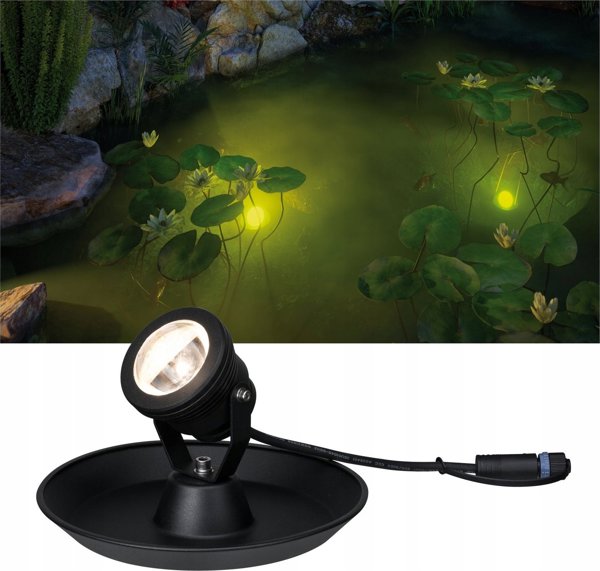 Paulmann Plug & Shine Προβολέας LED 4W IP68 για Λίμνη και Κήπο, 3000K, Θερμό Λευκό Φως