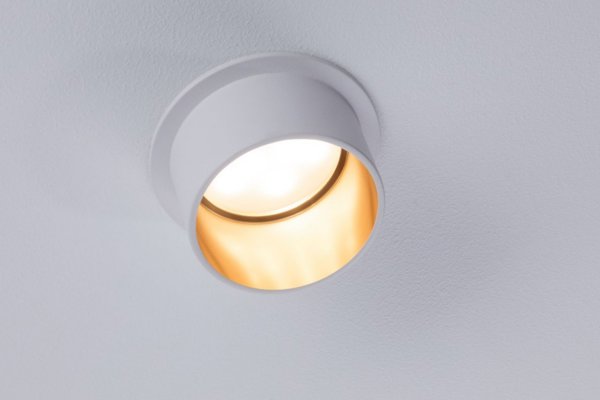 Paulmann Ενσωματωμένο φωτιστικό GIL 3StepDim rd starr LED 1x6W 2700K 230V λευκό ματ/χρυσό αλουμίνιο