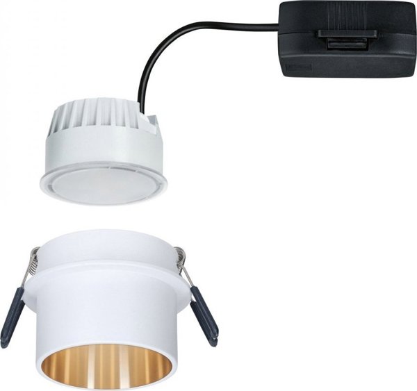 Paulmann Ενσωματωμένο φωτιστικό GIL 3StepDim rd starr LED 1x6W 2700K 230V λευκό ματ/χρυσό αλουμίνιο