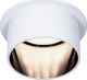 Paulmann Ενσωματωμένο φωτιστικό Gil Coin 3StepDim σταθερό LED 1x6W 2700K 230V λευκό/μαύρο ματ αλουμίνιο