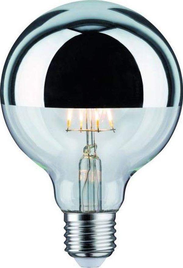 Paulmann Πηγή LED G95 καθρέφτης 5W 230V 420lm E27 2700K Ασημί