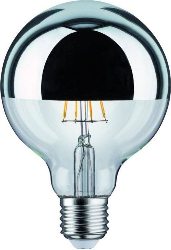 Paulmann Πηγή LED G95 καθρέφτης 5W 230V 420lm E27 2700K Ασημί