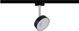 Σύστημα Paulmann URail Spot Circle 1x5W Czarny Mat/Chrom 230V Metal 4000K ρυθμιζόμενο