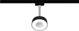 Σύστημα Paulmann URail Spot Circle 1x5W Czarny Mat/Chrom 230V Metal 4000K ρυθμιζόμενο