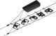Paulmann Wire σετ MacII max5x10W GU5,3 Μαύρο ματ/Χρώμιο 12V DC 60VA Μέταλλο/Πλαστικό