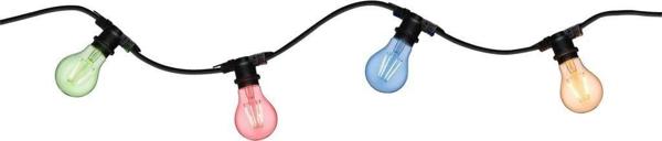 Paulmann Εξωτερική αλυσίδα φωτισμού 230V IP44 7xE27 8,5m Μαύρο