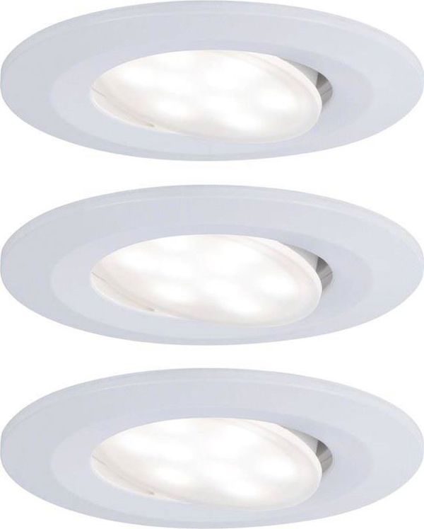 Σετ Paulmann Calla IP65 ρυθμιζόμενο LED 560lm 4000K 3x6,5W 230V Ματ Λευκό