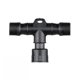 Paulmann Outd Park + Light T- σύνδεσμος IP67 1-in/2-out