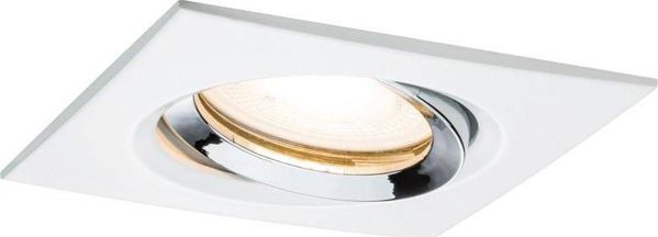 Paulmann Ενσωματωμένο φωτιστικό Nova premium IP65 κινούμενο LED 1x7W 230V GU10 51mm Λευκό/Χρώμιο