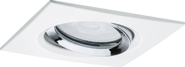 Paulmann Ενσωματωμένο φωτιστικό Nova premium IP65 κινούμενο LED 1x7W 230V GU10 51mm Λευκό/Χρώμιο