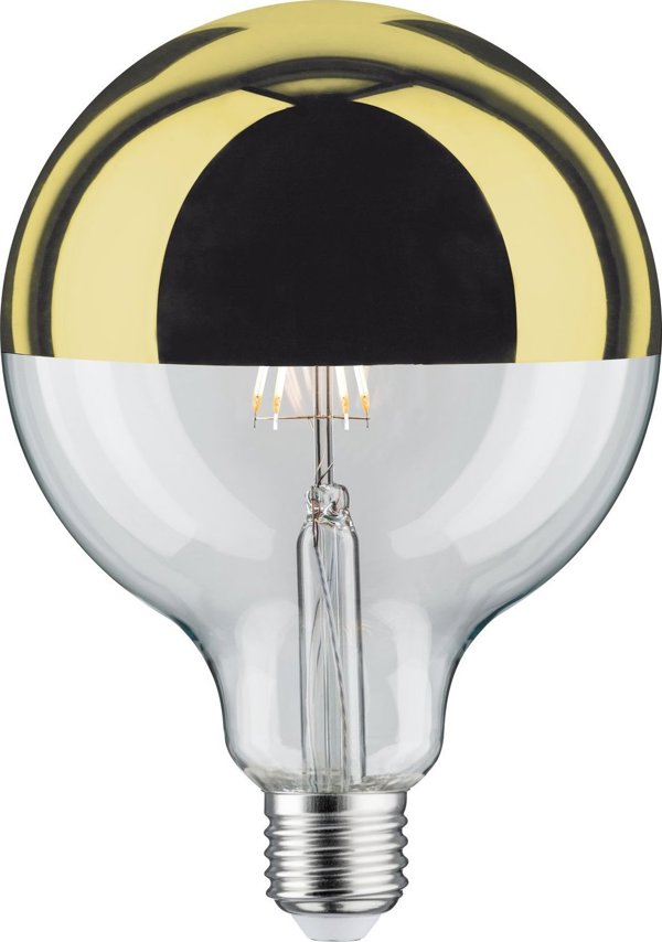 Paulmann Πηγή LED G125 καθρέφτης 6W 230V 520lm E272700K Χρυσό με δυνατότητα ρύθμισης φωτεινότητας