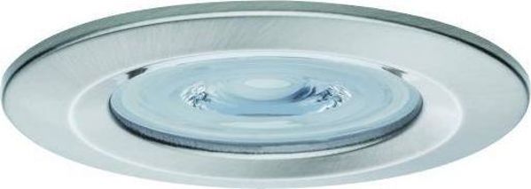 Paulmann Σετ Ενσωματωμένο Φωτιστικό Nova σταθερό LED IP44 3x6,5W 4000K 230V GU10 51mm Βουρτσισμένο Σίδερο/ Αλουμίνιο
