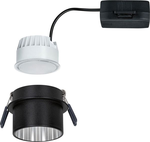 Paulmann Ενσωματωμένο φωτιστικό Gil Coin 3StepDim rd starr LED 1x6W 2700K 230V μαύρο ματ/σιδερένιο αλουμίνιο