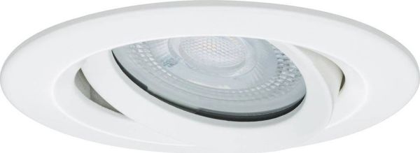 Paulmann Ενσωματωμένο φωτιστικό Nova premium IP65 κινούμενο LED 1x7W 230V GU10 51mm Λευκό/Αλουμίνιο
