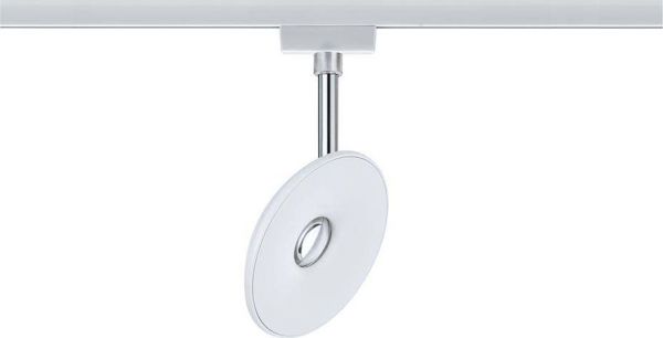 Paulmann URail Spot Sphere 7,4W Λευκό Χρώμιο με δυνατότητα ρύθμισης φωτεινότητας