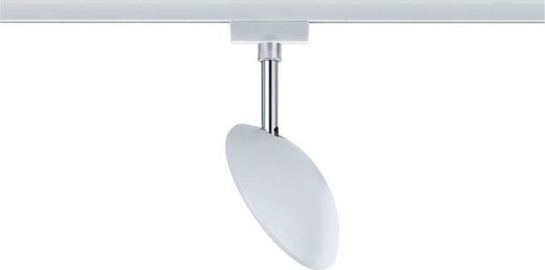 Paulmann URail Spot Sphere 7,4W Λευκό Χρώμιο με δυνατότητα ρύθμισης φωτεινότητας
