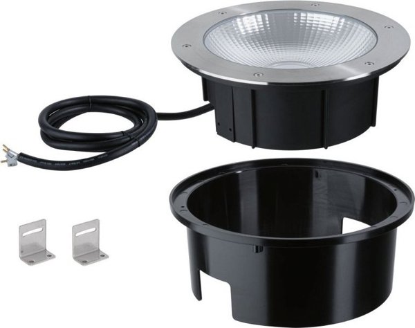 Φωτιστικό δαπέδου Paulmann DUREA LED 15W 1040lm IP67 στρογγυλό 3000K 230V ανοξείδωτο ατσάλι
