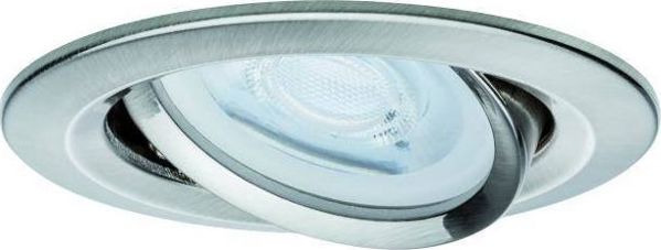 Paulmann Σετ Ενσωματωμένο Φωτιστικό Nova κινητό LED 3x6,5W 2700K 230V GU10 51mm Βουρτσισμένο Σίδερο/Αλουμίνιο