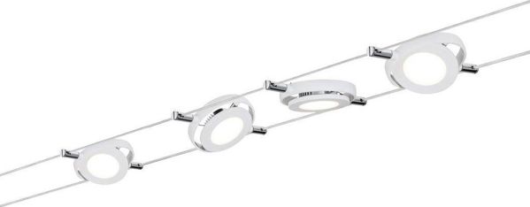 Paulmann RoundMac LED σύστημα σύνδεσης DC 4x4W Λευκό Ματ 230V/12V DC 36VA Μέταλλο
