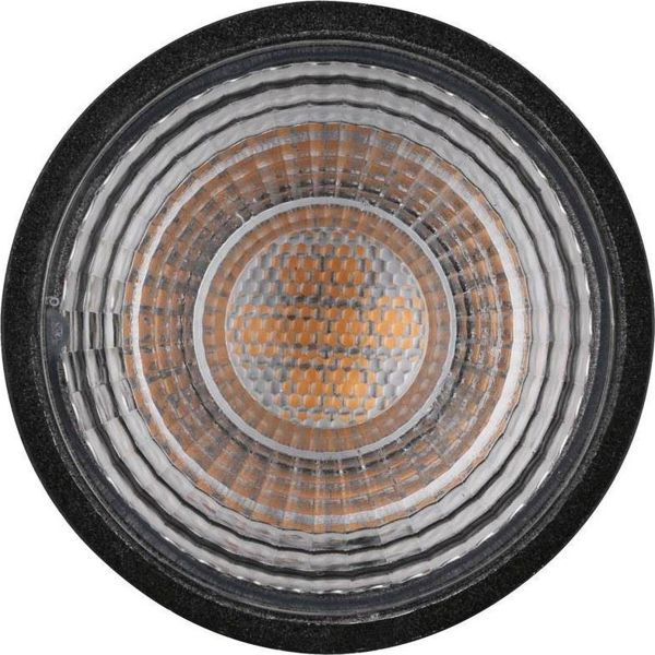 Paulmann Πηγή LED GU10 7W 230V 460lm 2700K 36st. Μαύρο Ματ Ρυθμιζόμενο