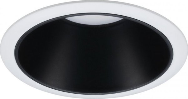 Paulmann Ενσωματωμένο φωτιστικό Cole GU10 max. 10W λευκό / μαύρο ματ