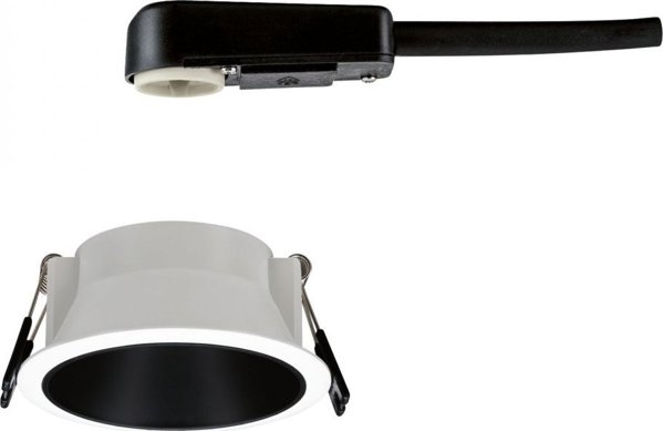 Paulmann Ενσωματωμένο φωτιστικό Cole GU10 max. 10W λευκό / μαύρο ματ