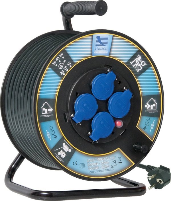 Pawbol REEL RR3X1.5.40M.IP44. B.1116-300G-40-S 13476157 5901350850961