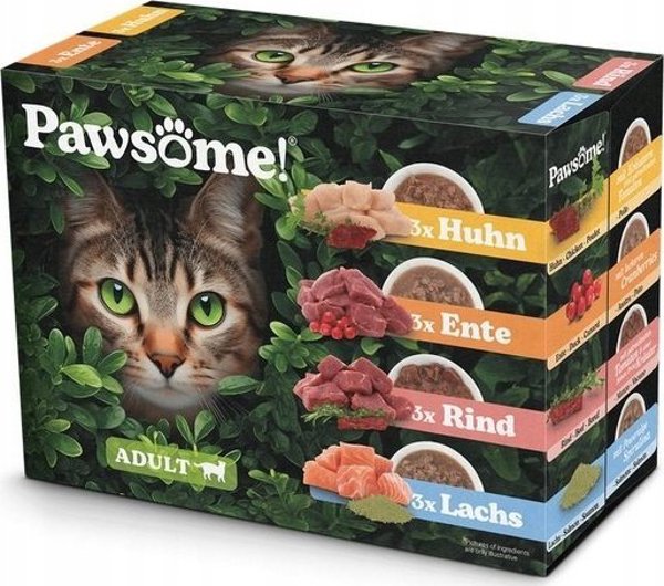 Pawsome Pawsome Πολυσυσκευασία φακελάκια 12x85g