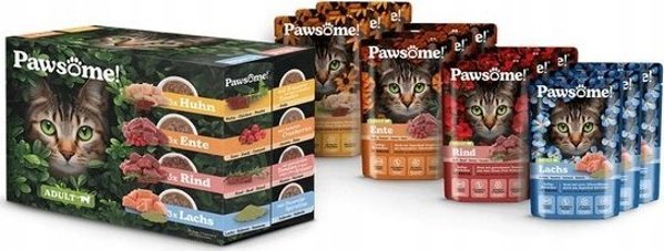 Pawsome Pawsome Πολυσυσκευασία φακελάκια 12x85g