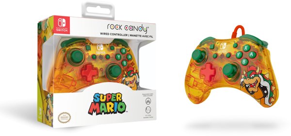PDP χειριστήριο Rock Candy Nintendo Switch, Bowser