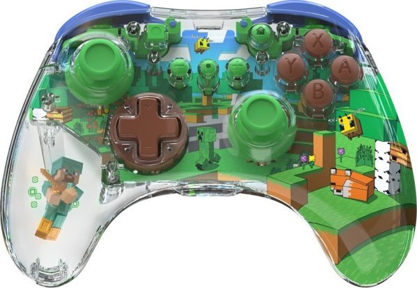 PDP SWITCH Ασύρματο Χειριστήριο REALMz Minecraft Steve Forest Biome
