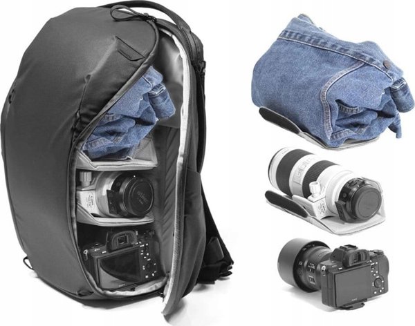 Peak Design Peak Design Everyday Backpack Zip V2 20L, μαύρο